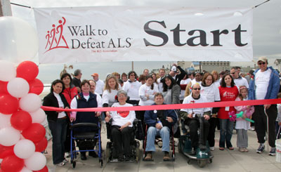 Kicking off the Long Branch Walk to Defeat ALS